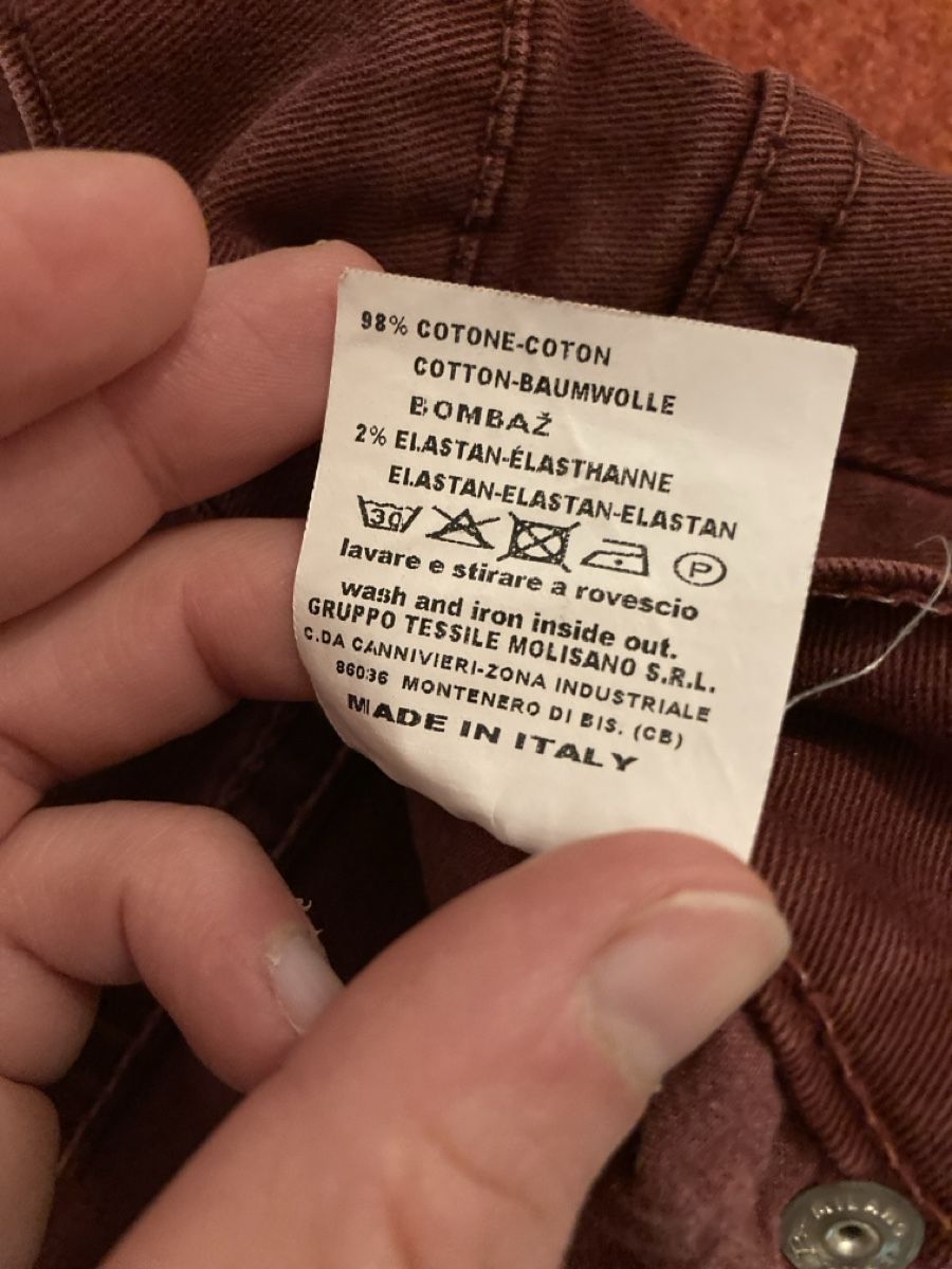 Jeans: Jeans weinrot Junge – Usato da Urtenen-Schönbühl venduto da alessibas 4