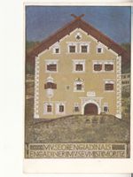 St. Moritz Engadiner Museum Loskarte ca. 1920