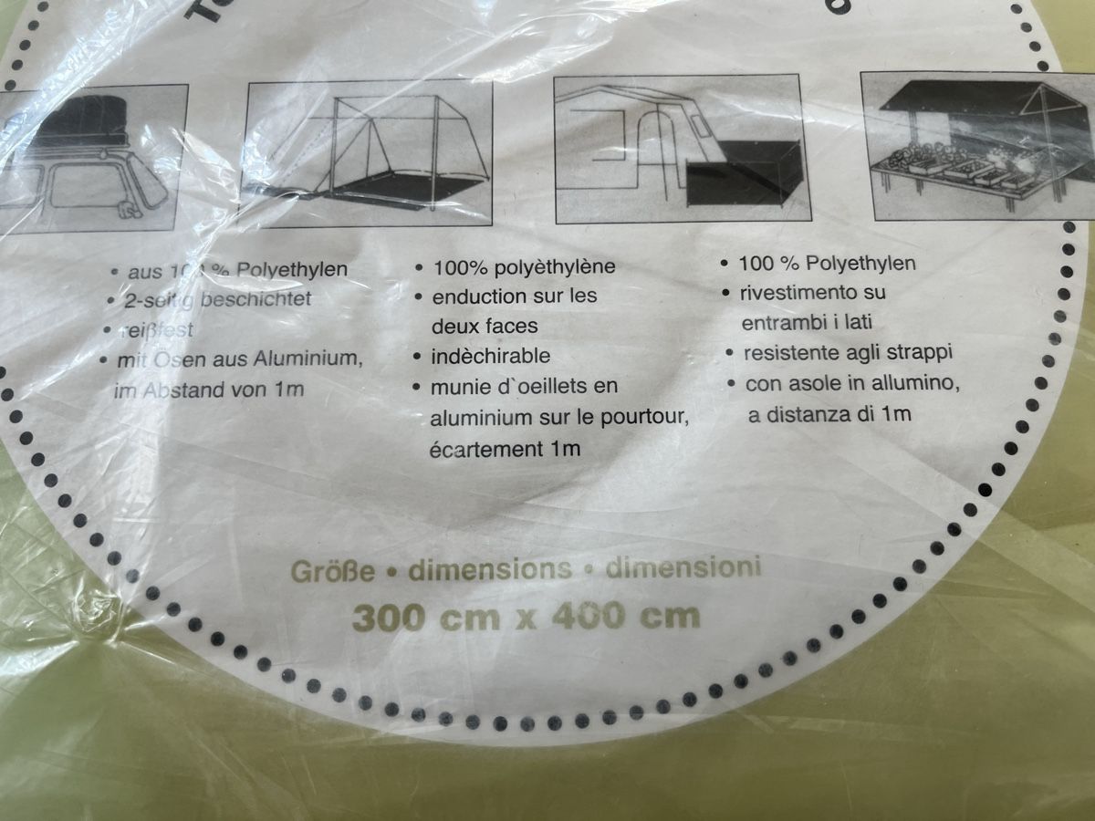 Altro: Blache / Plane  3 x 4 m von Trevolution – Nuovo e nell'imballaggio originale da Eschlikon TG venduto da Wildlifetom 1