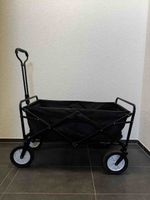 Faltbarer Bollerwagen schwarz guter Zustand