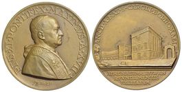 Rom, Pius XI., Bronzemedaille AN XVII (1938)