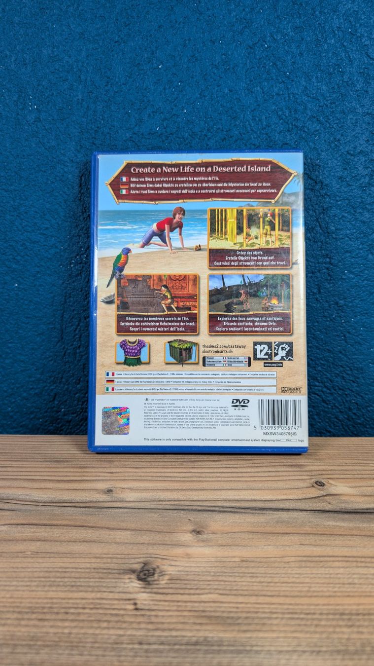 Sony Giochi: Sims 2 Castaway für Playstation 2 – Usato da Flumenthal venduto da Neondrian 1