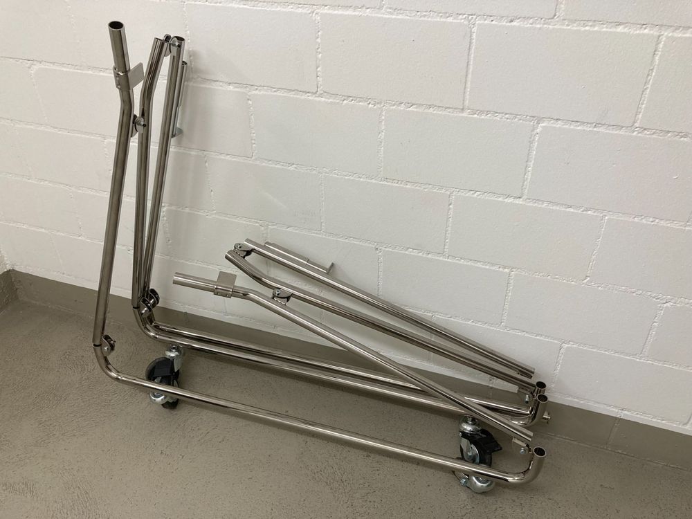 Außenbord-Trolley Faltbar Nisorpa Außenbordmotorständer Klappbar - Metall- Trolley Für Bootsmotoren Bis 75kg 30PS Klappbarer Motorenständer