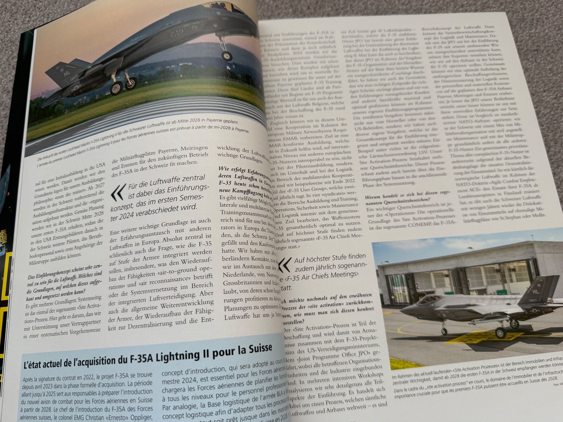 Riviste & Magazine: Jahrespublikation Schweizer Luftwaffe von 2024 – Usato da Brütten venduto da Hst1 2