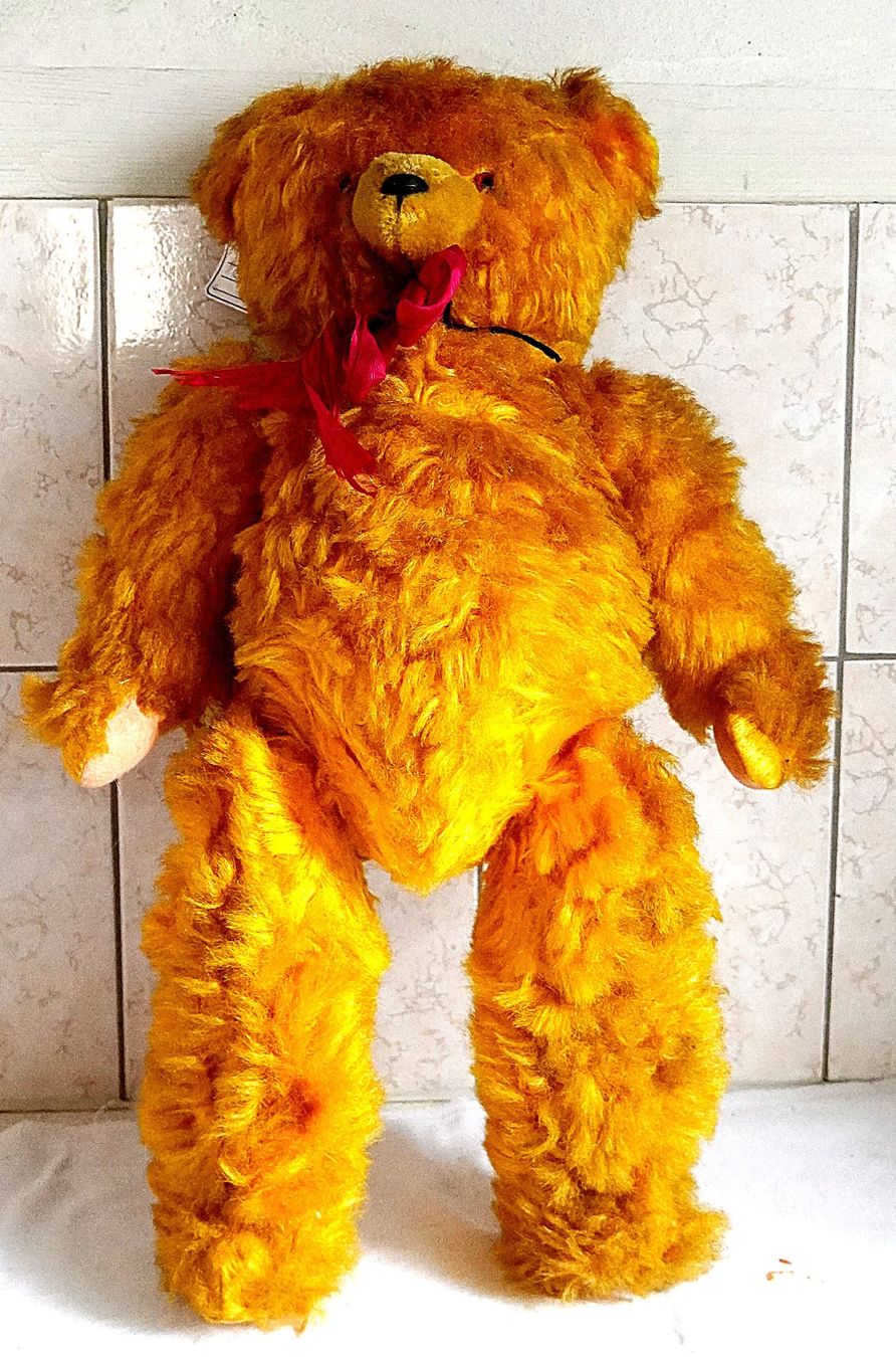 Teddy Hermann Spielzeuge: Teddybär Hermann gross 60cm – Gebraucht aus Baar von 2cvbaar