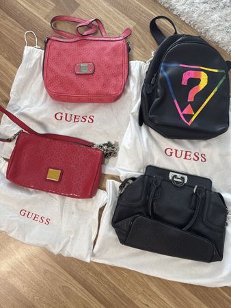 Guess Taschen Set, 4-teilig, Top Zustand, Frühling-Style