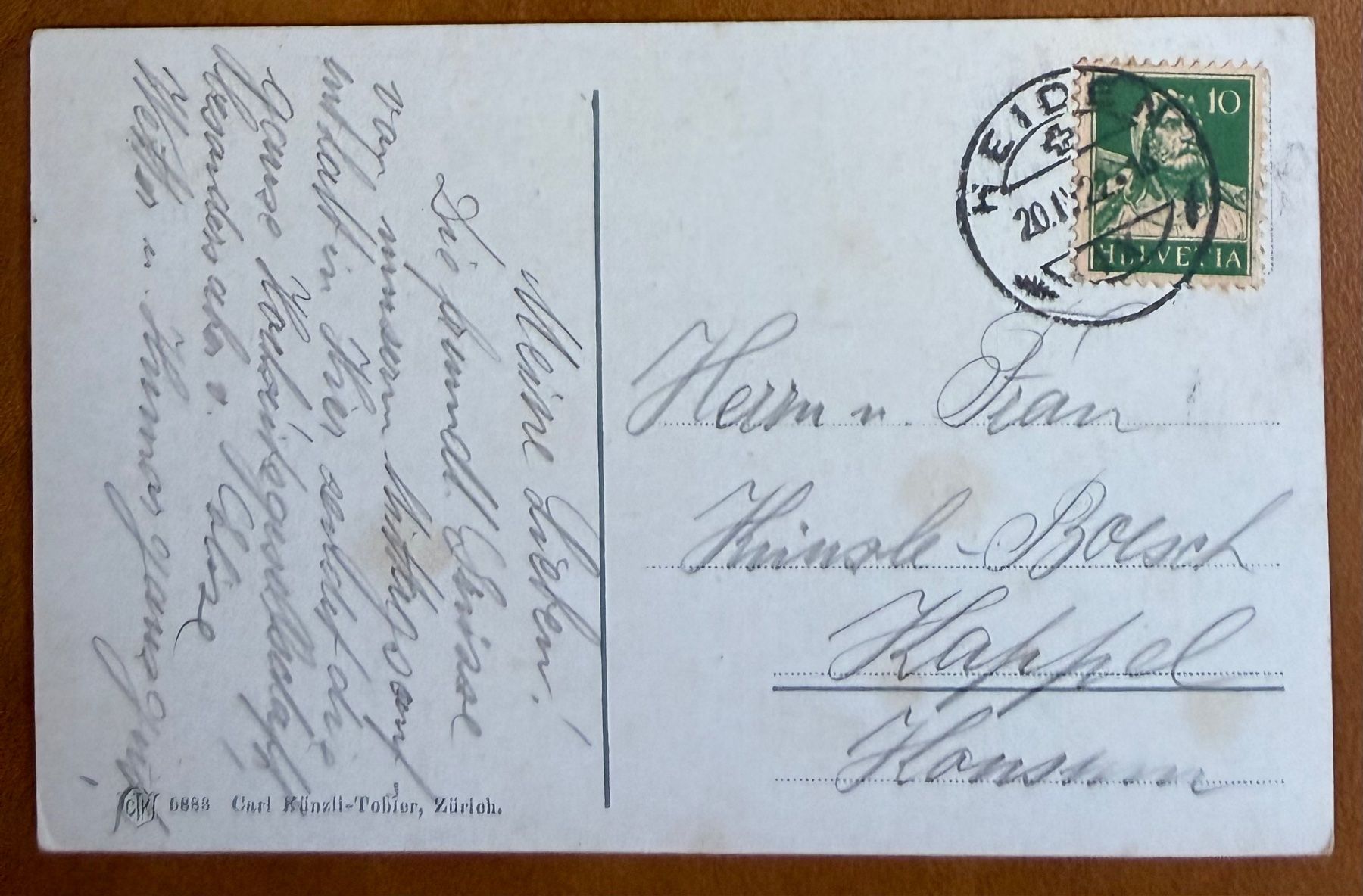 Cartoline postali: Heiden 1922 – Usato da Lutry venduto da Ediego 1
