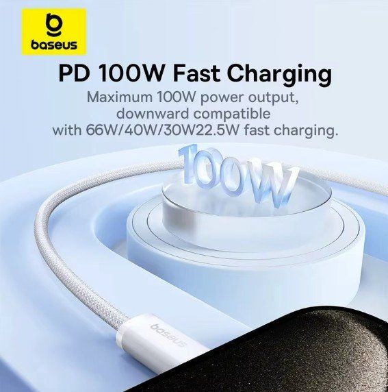 Cavi: Baseus 100W USB-A zu USB-C Ladekabel + Daten 1m – Nuovo e nell'imballaggio originale da Rorschacherberg venduto da elektrofreak 1