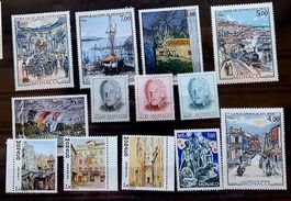 MONACO timbres neufs ** ~1982-89