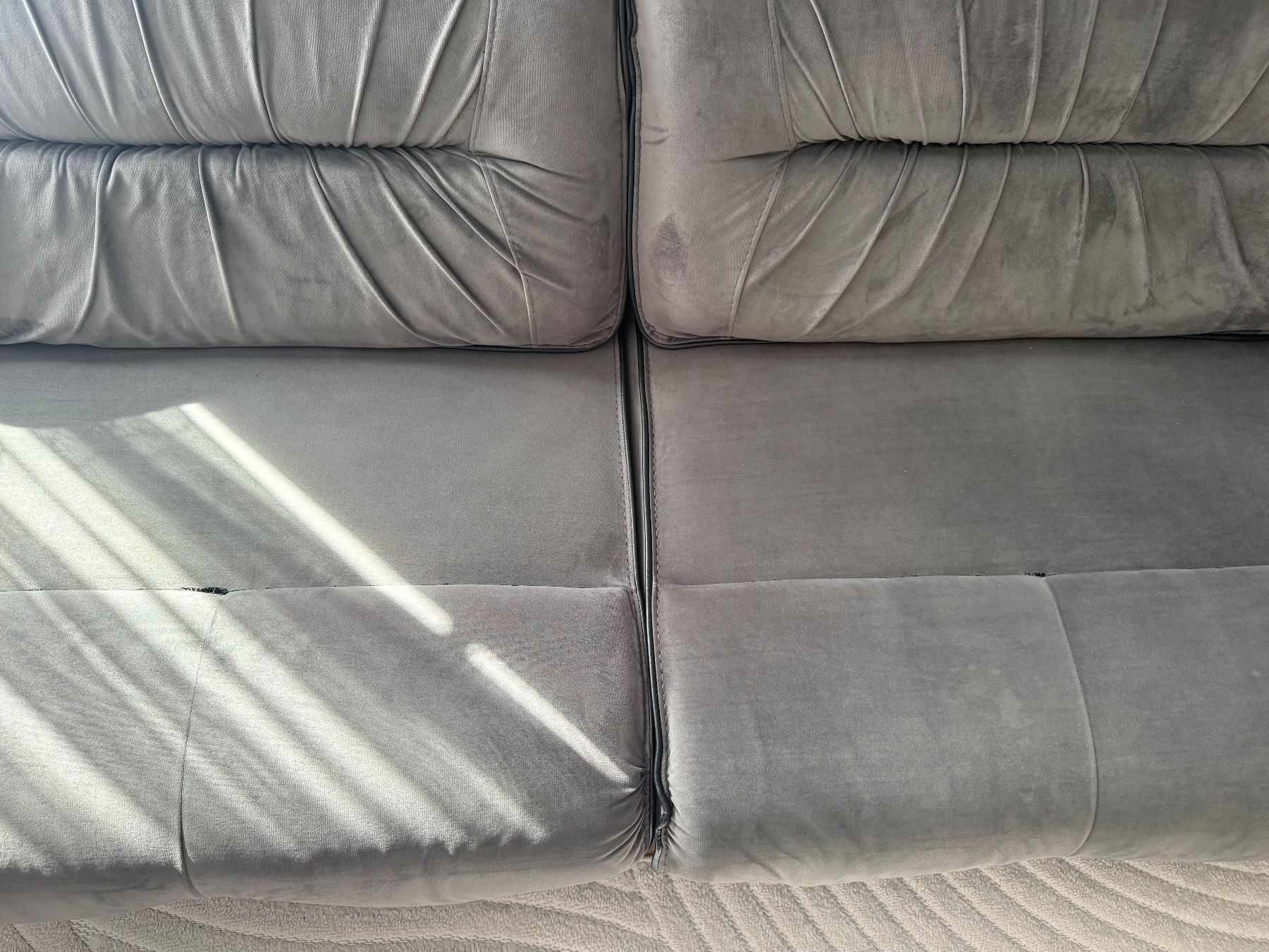Sofas: 2x Sofa grau 3-Sitzer gebraucht – D'occasion à Sulgen par alberaa12 2
