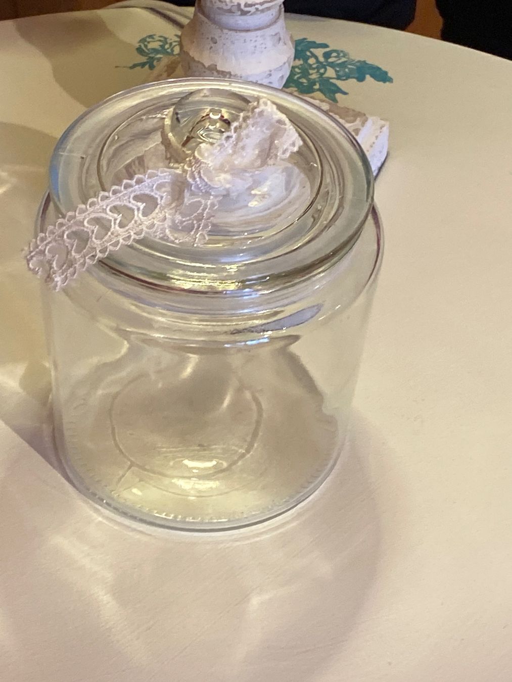 Alle Dekorationen: GLASDOSE,SHABBY CHIC – Neu und originalverpackt aus Meienried von ManuelaBoutique 1
