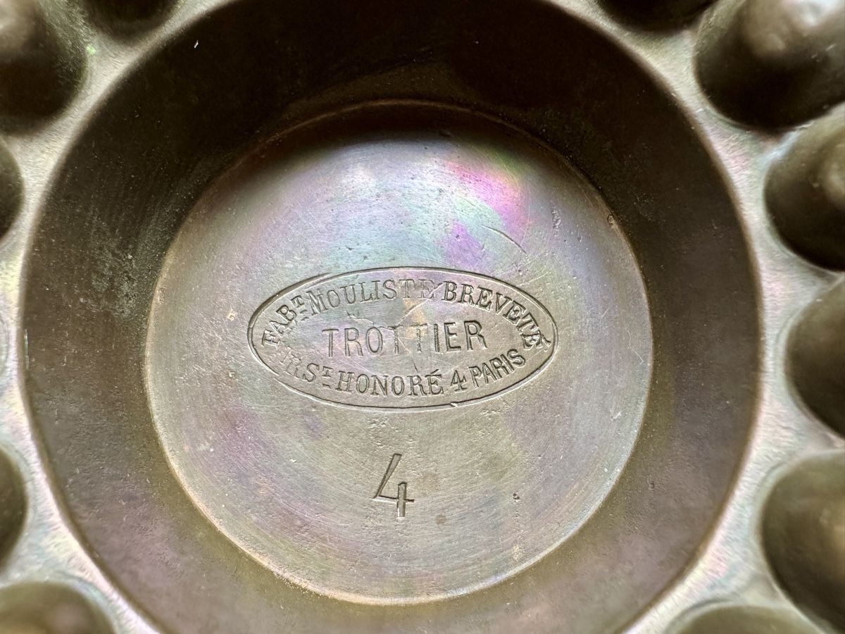 Teglie da forno: Antike Backform Kupfer TROTTIER Paris Kupferform – Usato da Rothrist venduto da Luckywinner 4