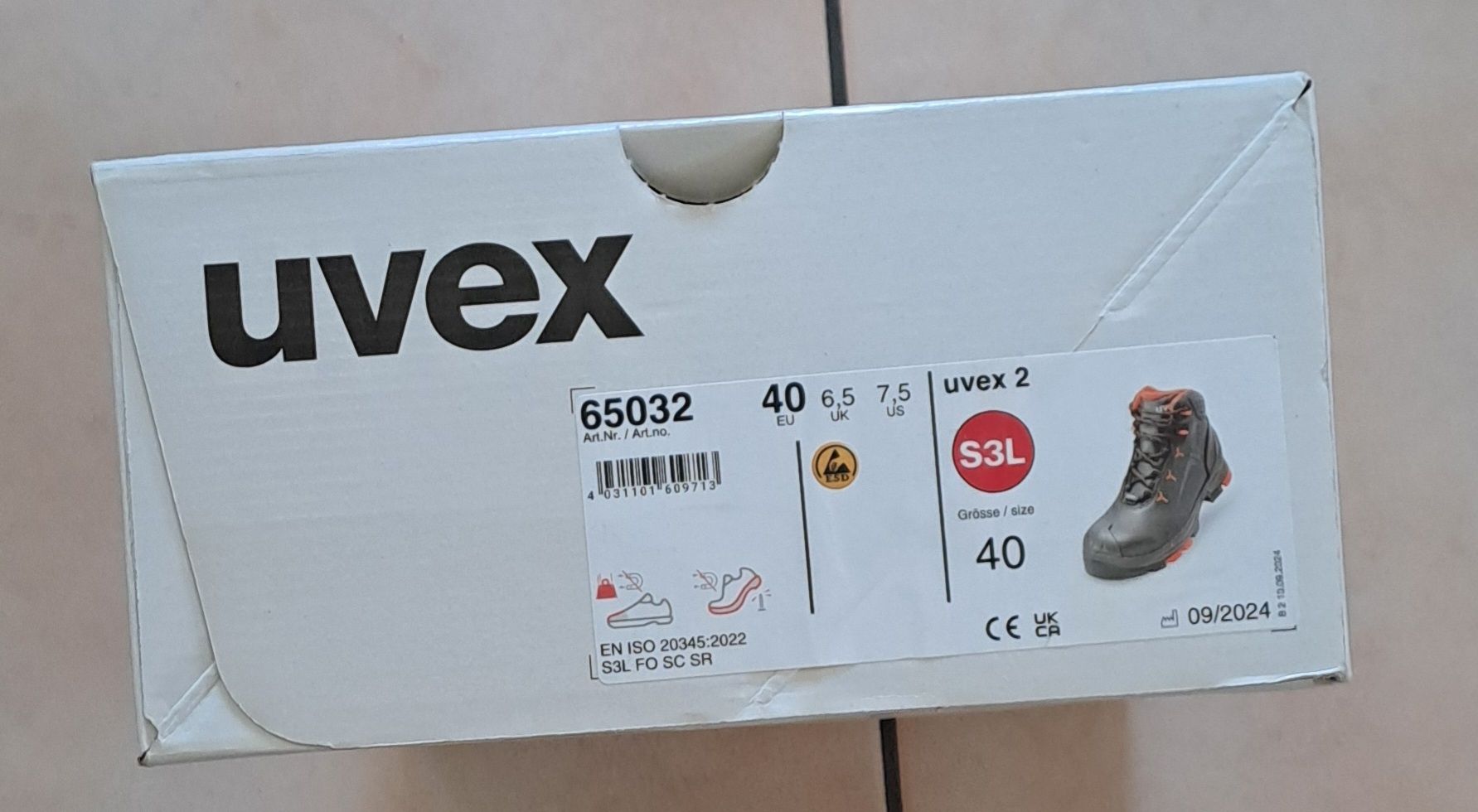 Uvex Herrenschuhe: Sicherheitsschuh – Neu und originalverpackt aus Gampel von hil_q526 4