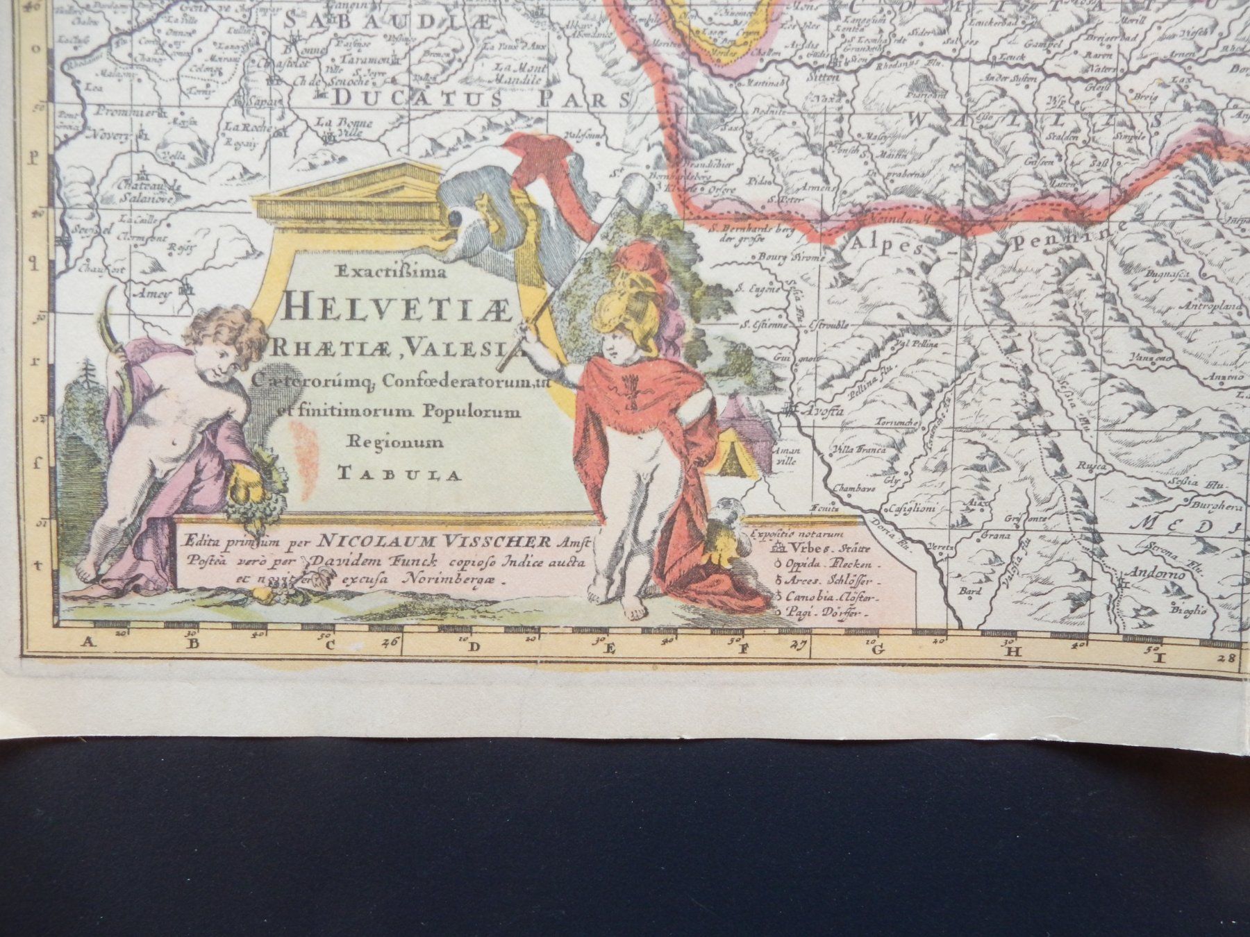 Cartes géographiques & atlas: Uralte Schweizerkarte – D'occasion à Boniswil par Weibo12 1