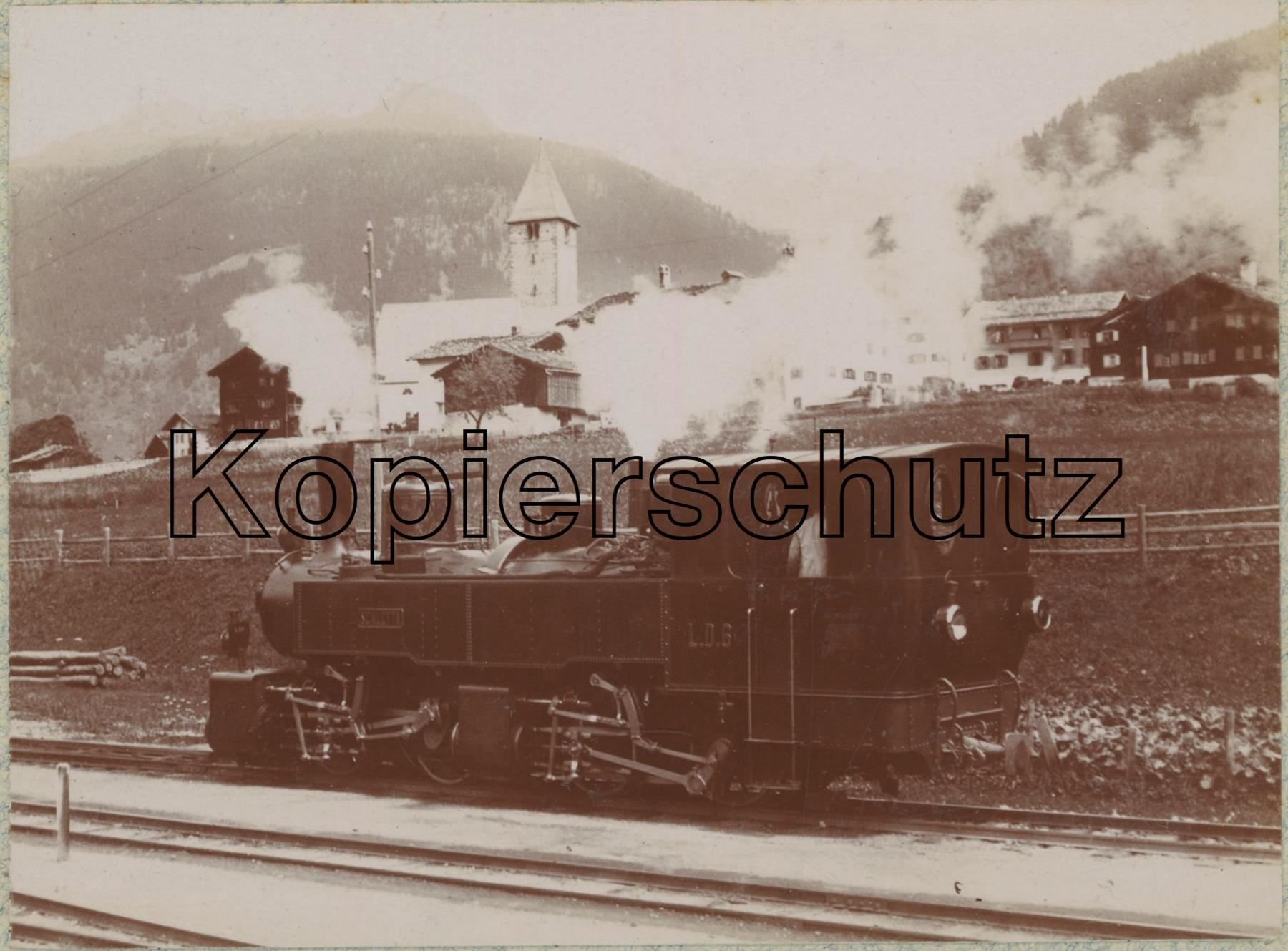 Cartoline postali: GRS Klosters - Landquart Davos Bahn LD – Usato da Schindellegi venduto da dolpitz