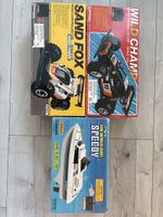 3 RC Auto(2 autos + 1 boot) ab 1CHF!!!