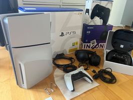 PS5 Slim mit DualSense Edge Pro + Headset | 1.5 J. Garantie