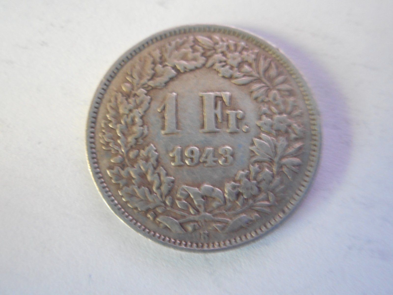 Alle Münzen: 1 Fr. 1943 silber – Gebraucht aus Kriegstetten von pizlad2010