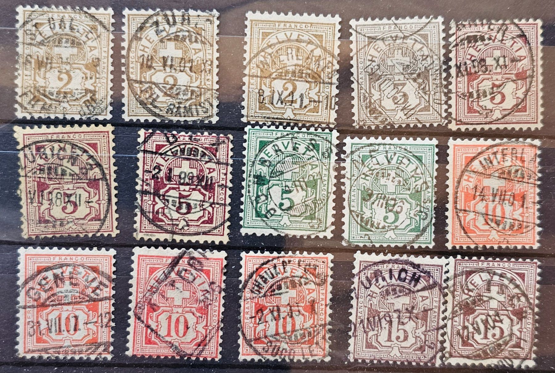 Tutti i francobolli: Ziffern  - Stempel ! – Usato da Les Valettes venduto da Nuba1