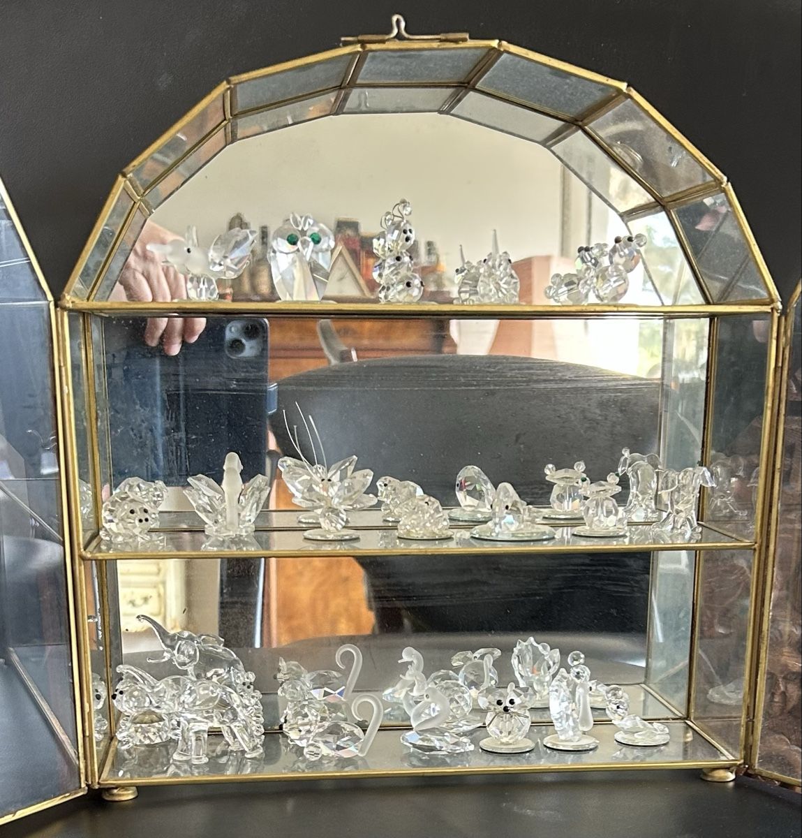 Statuette: Kristallfiguren Alan Bowes mit Vitrine – Usato da Emmen venduto da Carbru 1