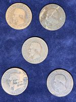 5 x Napoleon III. - 10 Centimes - Frankreich - ab 1856