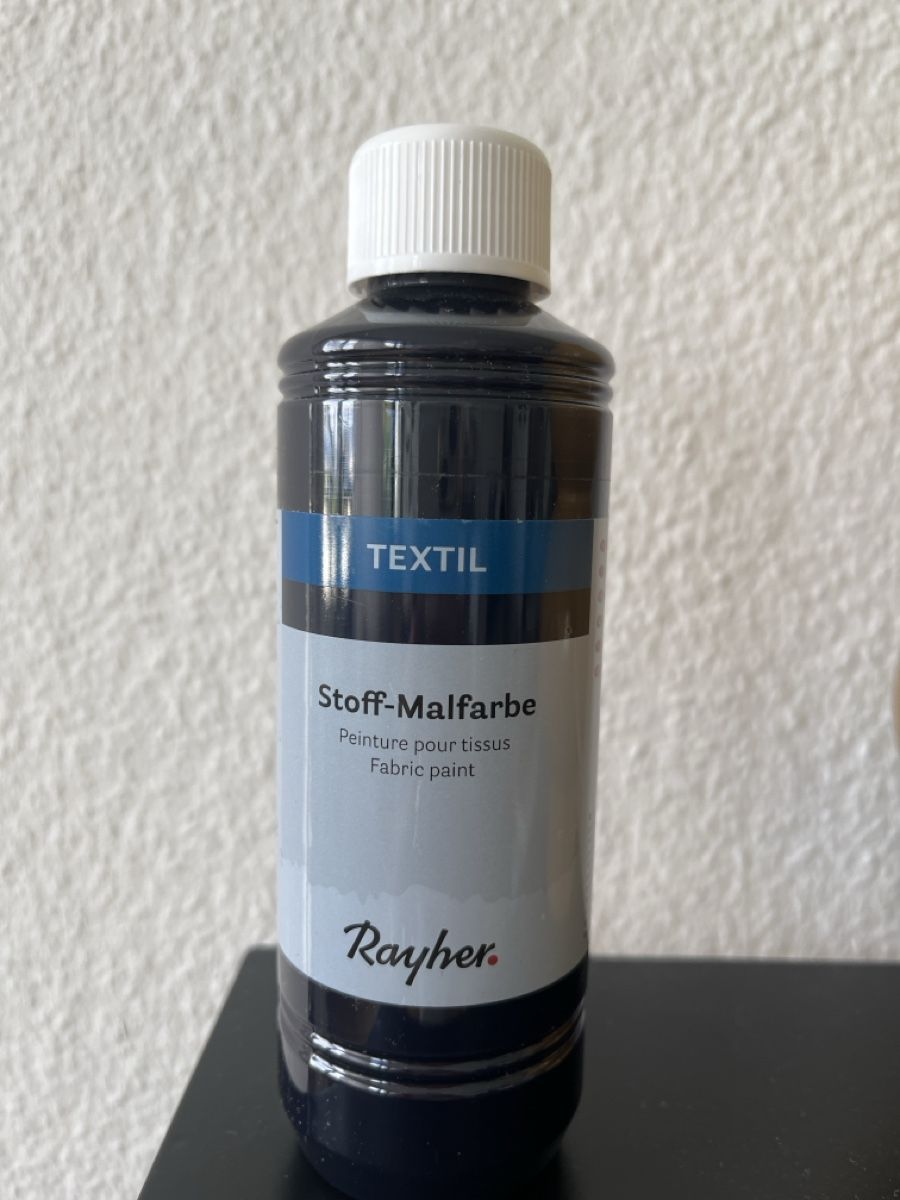 Colori: Stoff/ Textil Malfarbe Schwarz Rayher – Nuovo e nell'imballaggio originale da Zürich venduto da sum_995w