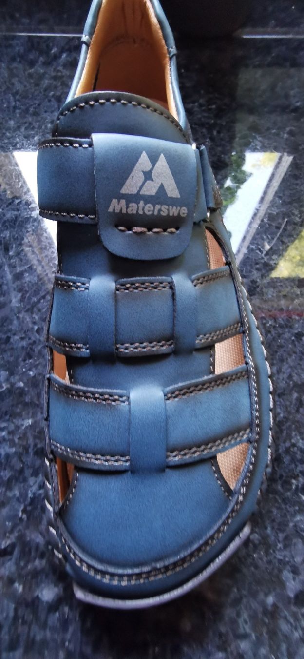 Scarpe da uomo: Sandalen blau GR. 40 – Nuovo e nell'imballaggio originale da Aadorf venduto da Chnorli-Furz 1