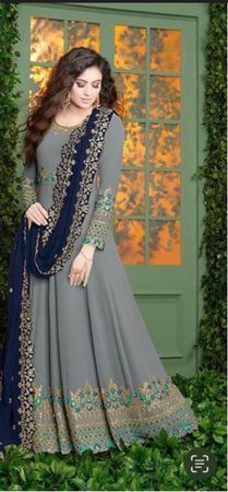Elegantes Georgette-Kleid in Gr M & L