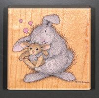 Stampabilities Stempel LOVE BUNNY 🐰holzmontierter Gummistp.