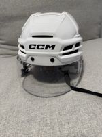 CCM Tacks 720 Eishockey Helm mit Visier M weiss