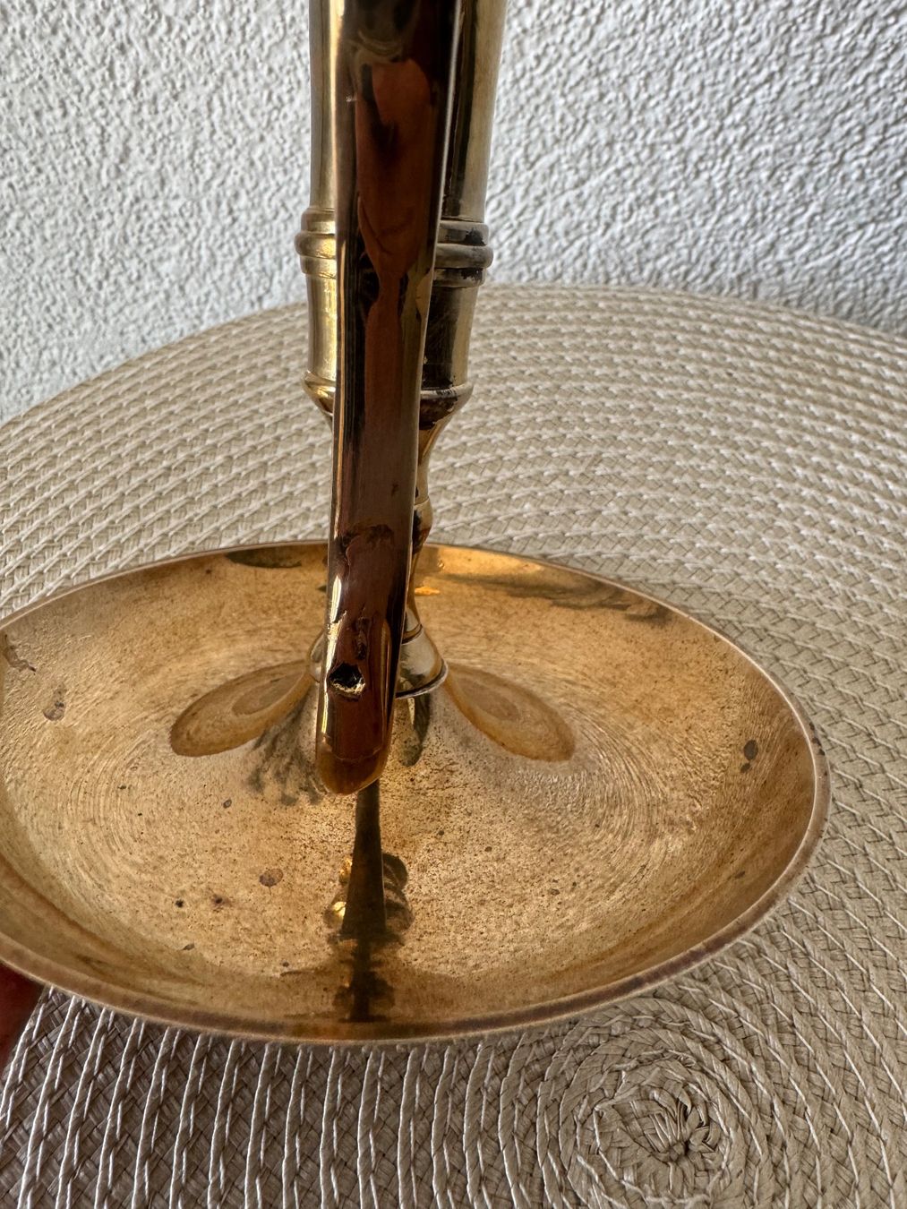 Portacandele: Vintage Messing Kerzenhalter mit Griff – Usato da Balsthal venduto da Narulya 5