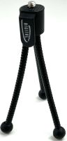 Flexibles Mini-Dreibeinstativ für Foto & Kamera 12cm mitClip