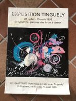 Affiche Jean Tinguely exposition St-Ursanne 1993