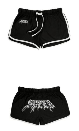 SPEED Band Logo Shorts in Schwarz, Gr. L