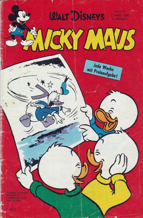 Micky Maus Heft 10, 1960, Rarität! (Gebraucht) in Neuenhof für CHF 5 ...