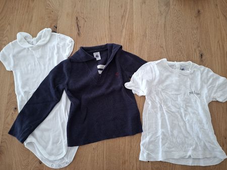 Petit Bateau Pulli, Shirt und Body