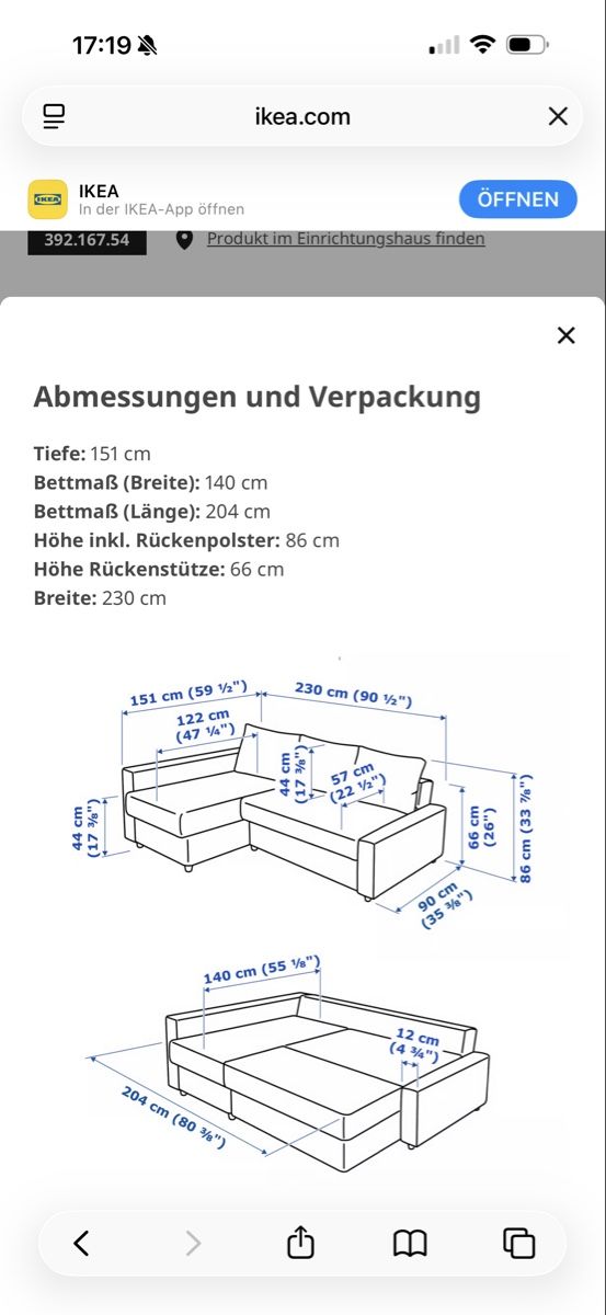 Ikea Sofas: Ikea Schlafsofa – Gebraucht aus Jona von fluber92 3