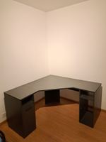 Bürotisch L-Förmig Schwarz