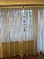 IKEA weisse Gardinen/Vorhänge  4 Stück  ca. 147 × 214,5 cm