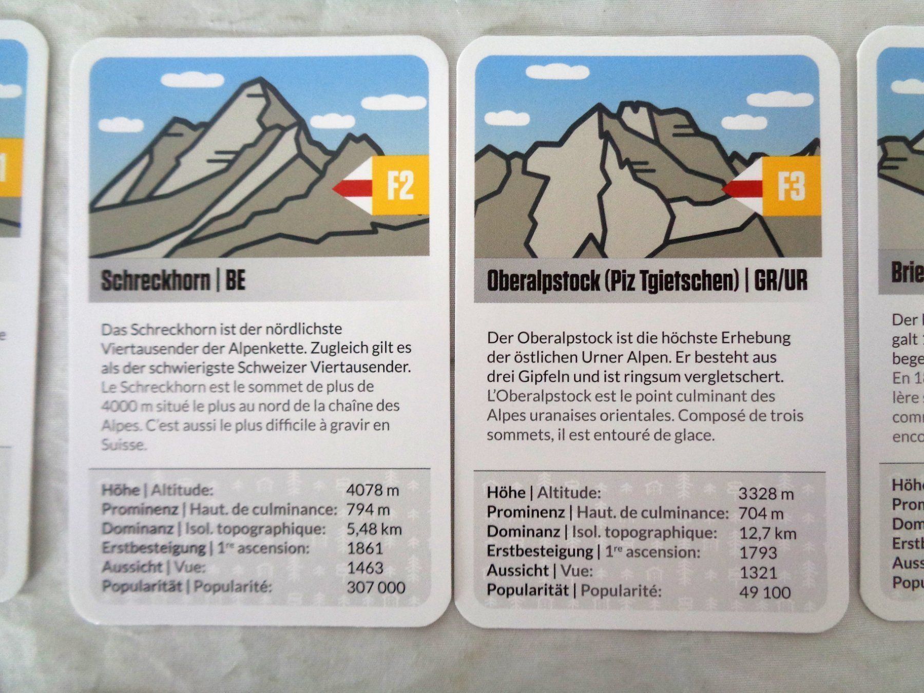 Giochi: Rivella Quartett - Schweizer Berge / 32 Karten ab Fr. 4.- – Usato da Bellach venduto da JingleJerry 6