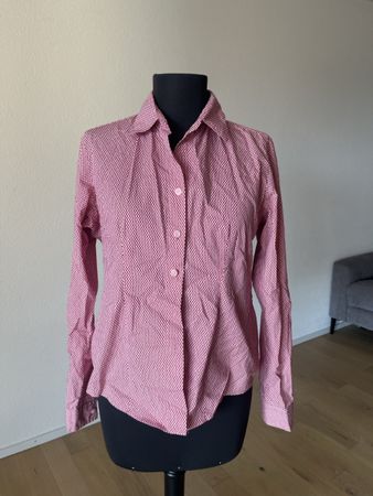 Damen Hemd rot-weiss kariert Grösse 38 guter Zustand