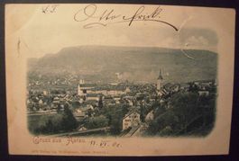 Z58 Postkarte Gruss aus Aarau 11.6.01