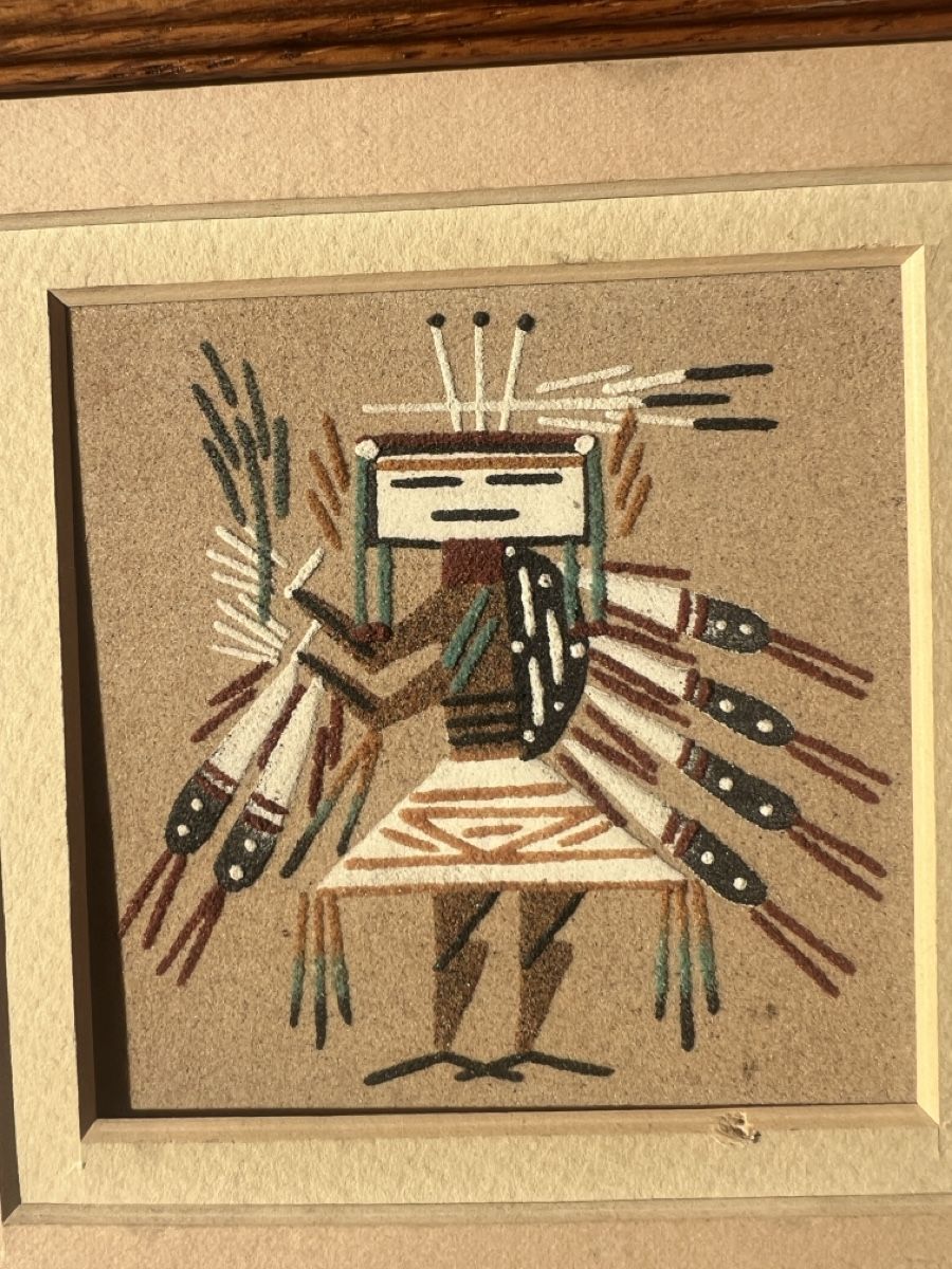 Dipinti: Navajo native sand art – Usato da Lausanne venduto da NYC67 4