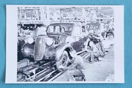 Biel - General Motors GM - Auto Motagehalle  - Arbeiter 1946