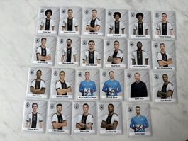 23 verschiedene Panini DFB Deutschland Sticker zur WM 2022