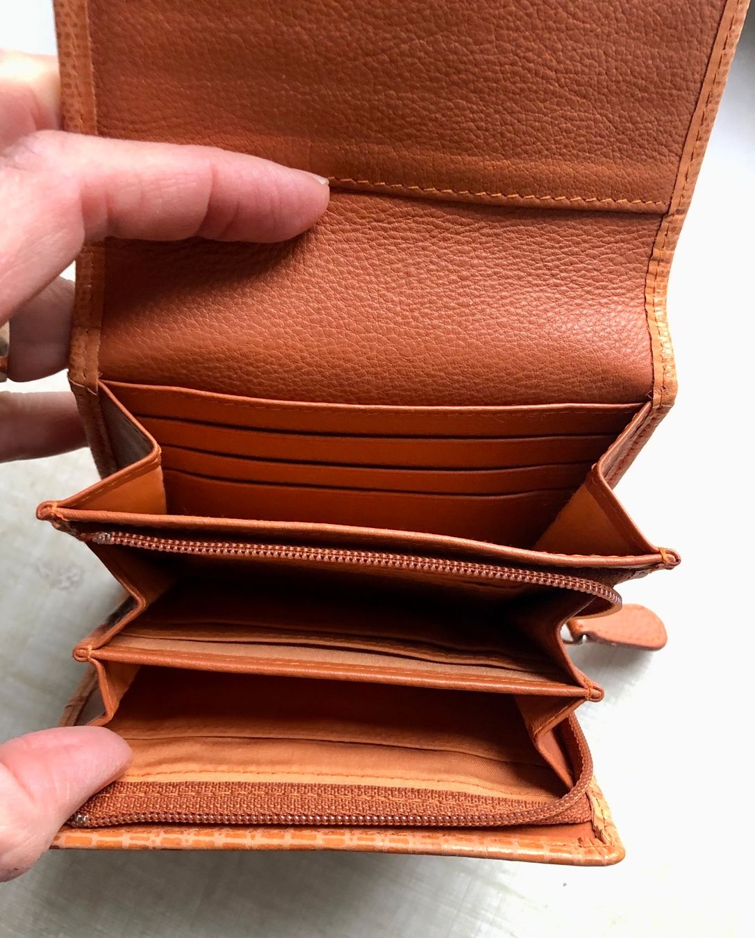 Portamonete: Porte monnaie en cuir maddison – Usato da Le Crêt-p-Semsales venduto da staglione69 3