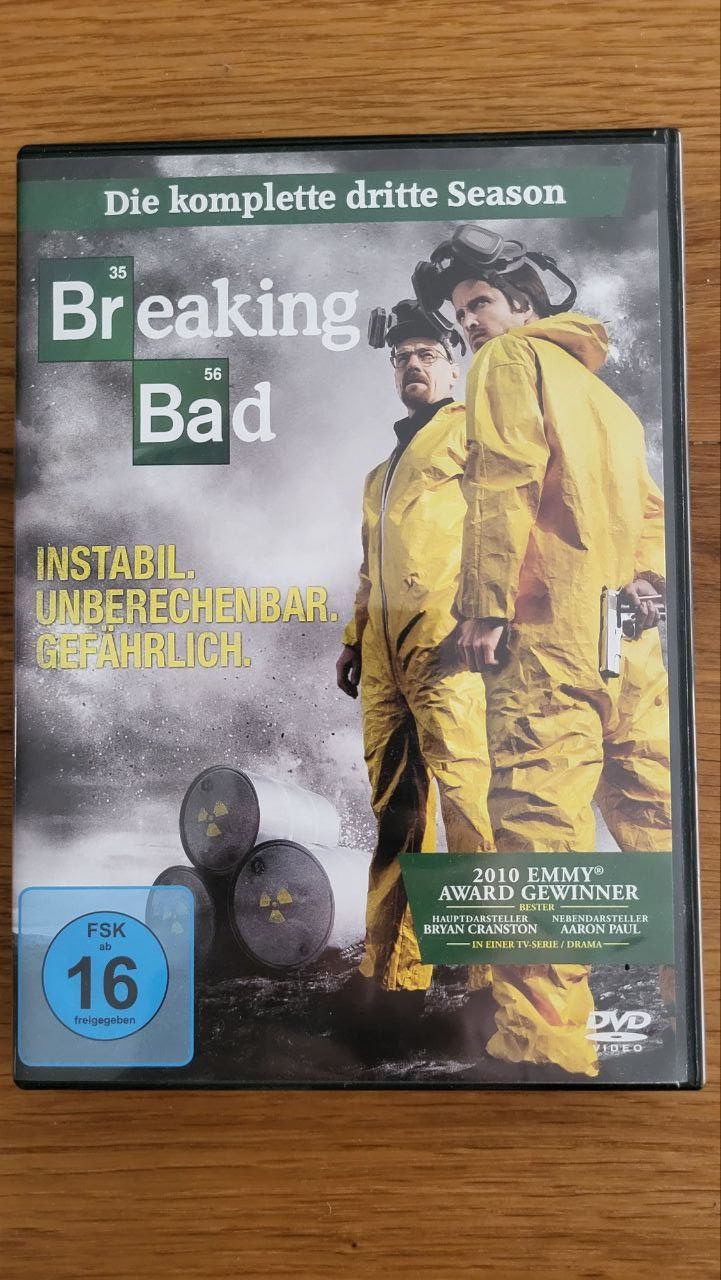 Tutti i DVDs: Breaking Bad Staffel 3 DVD Box – Usato da Suhr venduto da kap_wq5h