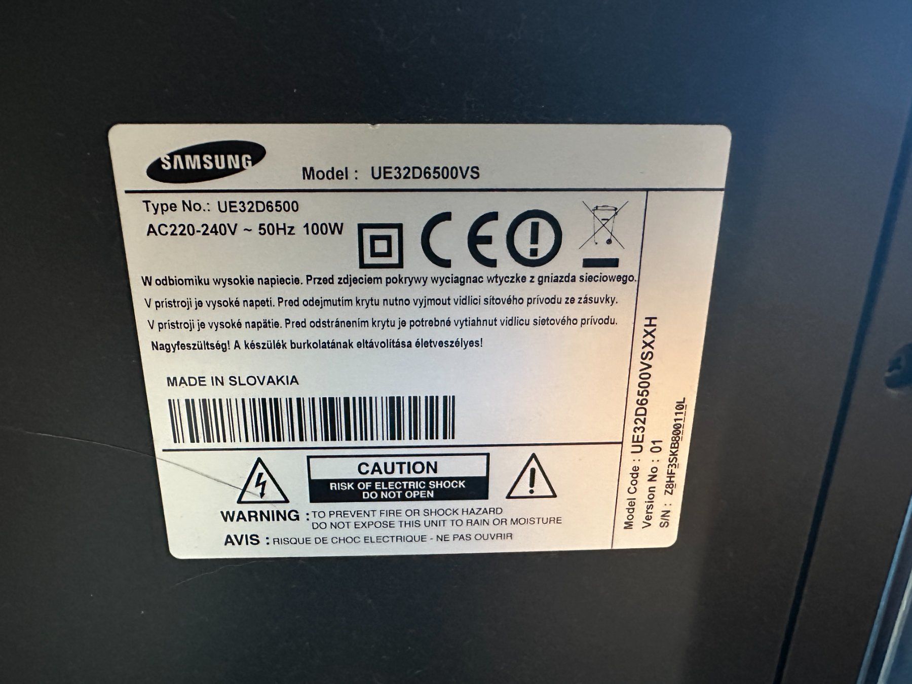 Samsung Televisori: Fernseher 32" – Usato da Näfels venduto da turnright 2