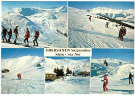 Obersaxen - 5 Bild AK
