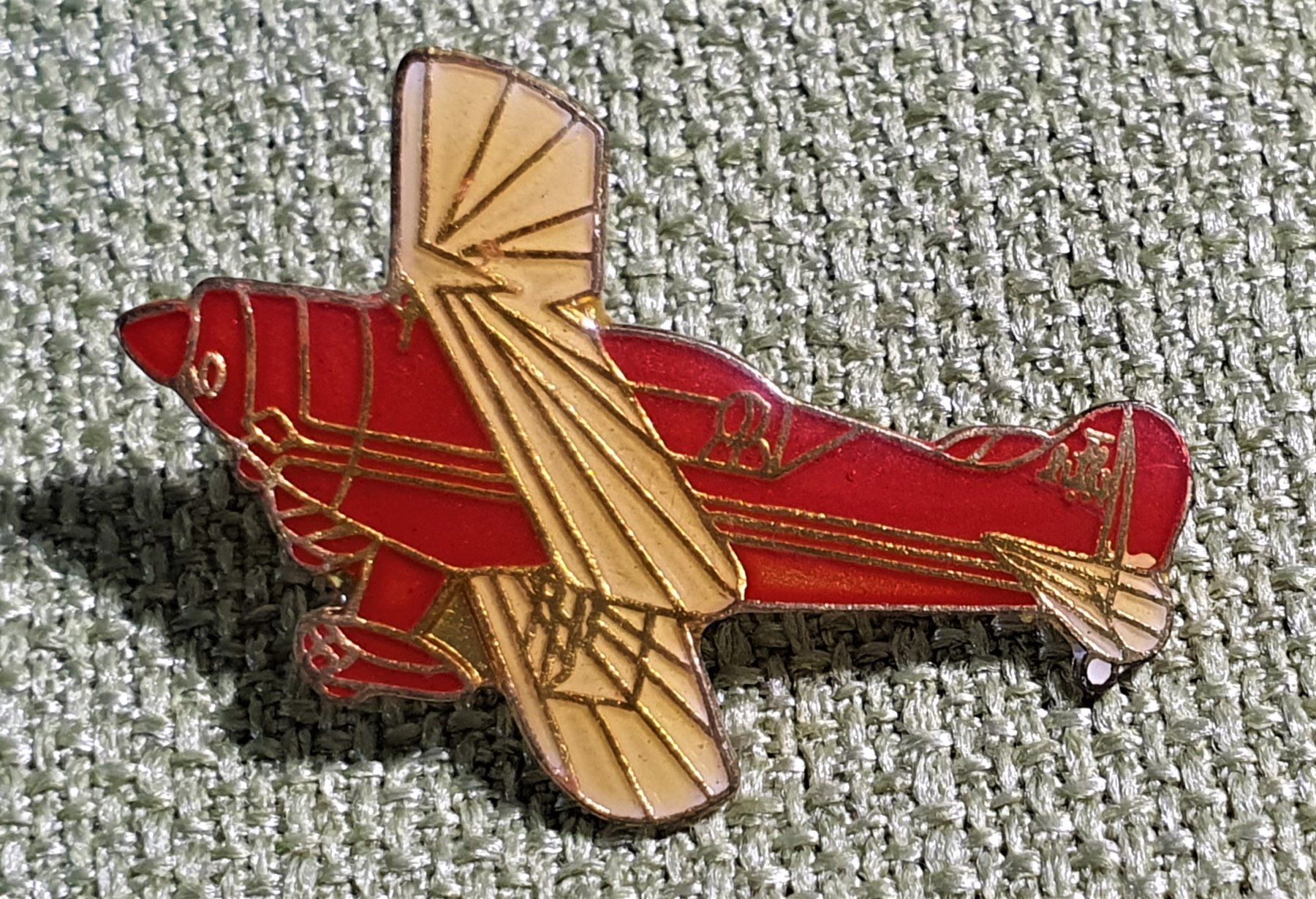 Placchette & Badge: M948 - Pin Doppeldecker – Usato da Reinach BL venduto da Boston-Verkauf